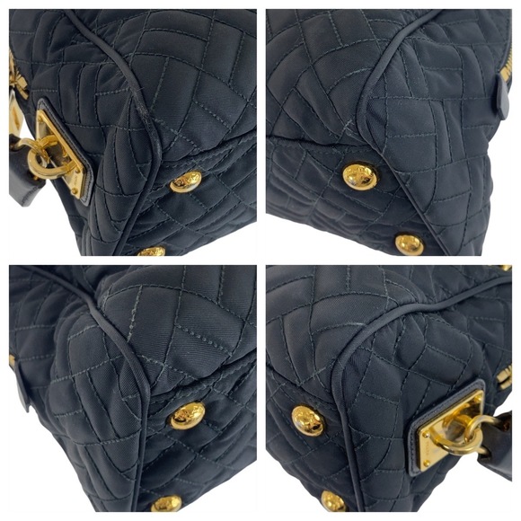 Prada Prada Vintage Tessuto Quilted Nylon Shoulder Bag Canvas Crossbody Bag